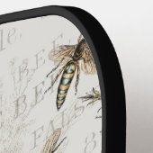 Bijen Honingwerker Koningin Natuur Antiek Bijen Pickleball Paddle (Links Detail)