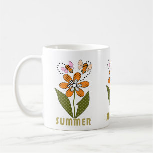 bijen houden van zomer en ik ook koffiemok