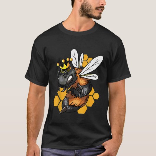 Bijen Illustratie Bijenhouder Honing Bijenteelt T-shirt (Voorkant)