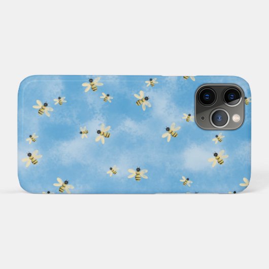 Bijen in de lucht Case-Mate iPhone case (Achterkant (horizontaal))