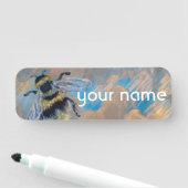 Bijen in de lucht naamplaatje (In situ)