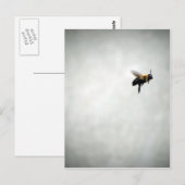 bijen in vlucht briefkaart (Voorkant / Achterkant)