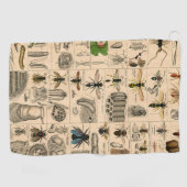 Bijen Insect Bug Wasp Natuurlijke Geschiedenis Golfhanddoek (Horizontaal)
