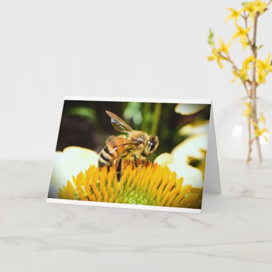 Bijen, kaart (Gele Bloem)