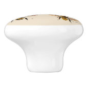  bijen keramische knop (Zijkant)