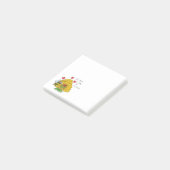 Bijen Kerst Cartoon Post-it® Notes (Schuin)