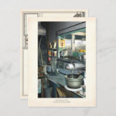 Bijen Knees Cafe Briefkaart (Voorkant / Achterkant)