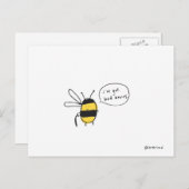 bijen knieën briefkaart (Voorkant / Achterkant)