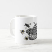  bijen koffiemok (Voorkant links)