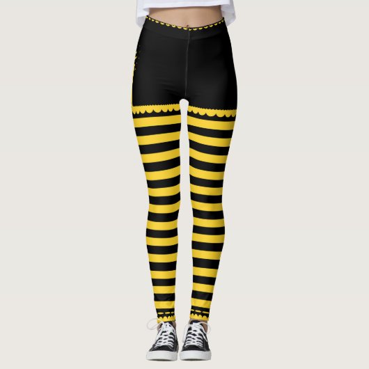 bijen leggings (Voorkant)