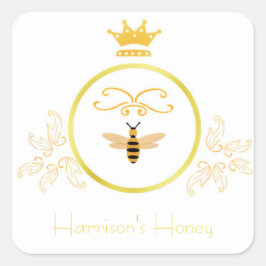 Bijen met Crown Label