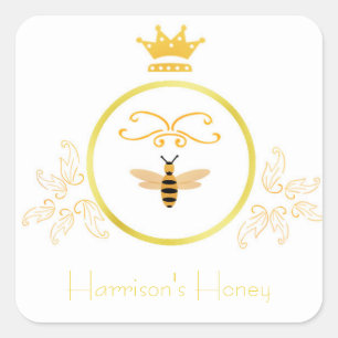 Bijen met Crown Label
