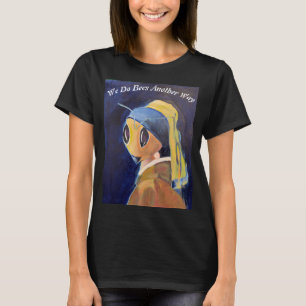 Bijen met een parelvormig T-shirt