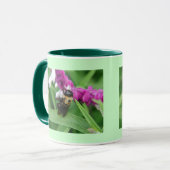 Bijen met Mok Velvet Flowers #4 (Voorkant links)