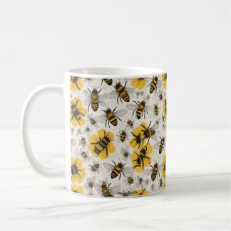 Bijen Mok: Charming Bee Design Koffiemok