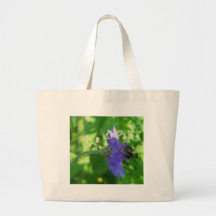 Bijen op de Button Grote Tote Bag