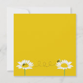 Bijen op de Kaart Ventilator - Gele achtergrond (Achterkant)