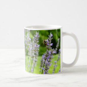 Bijen op de Lavender Summer Floral Koffiemok