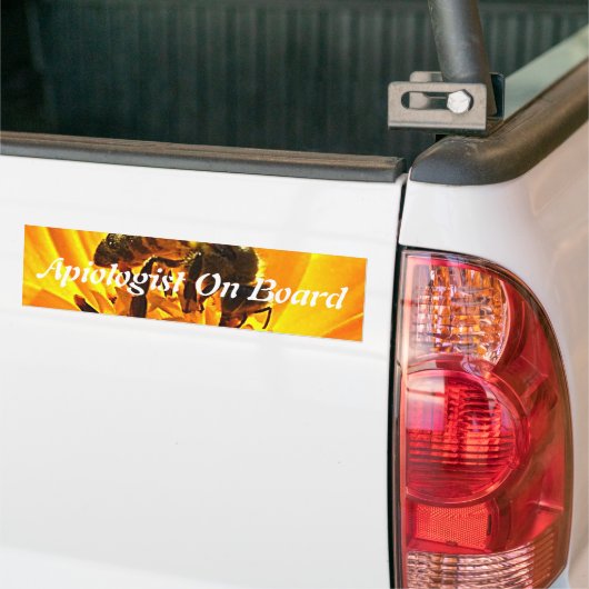 Bijen op een ventilator bumpersticker (Op Truck)