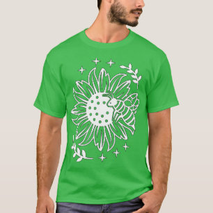 Bijen op een zonnebloem 76 t-shirt