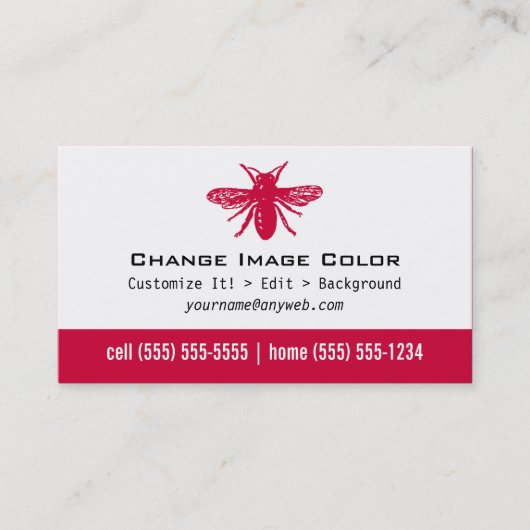 Bijen - Persoonlijk Visitekaartje (Voorkant)