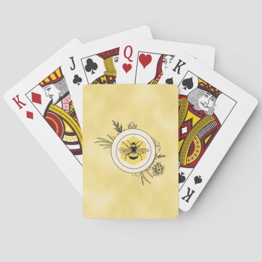 Bijen Pokerkaarten (Achterkant)