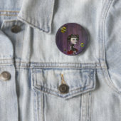Bijen Ronde Button 5,7 Cm (In situ)