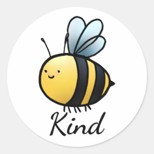 "Bijen" Ronde Sticker
