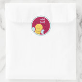 Bijen Ronde Sticker (Tas)