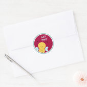 Bijen Ronde Sticker (Envelop)