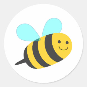 Bijen Ronde Sticker