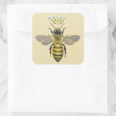 Bijen Royalty-stickers Vierkante Sticker (Tas)