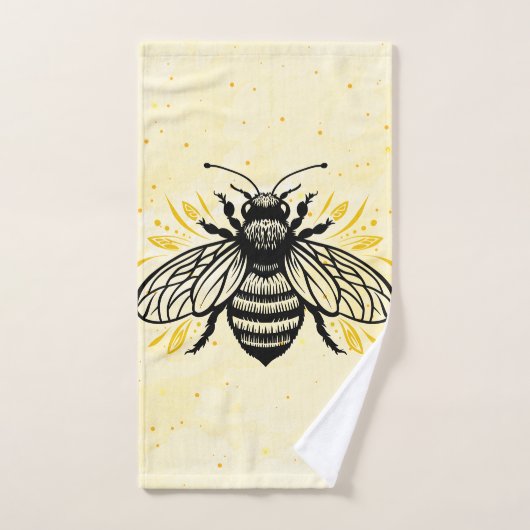 Bijen-schoon handdoek (Handdoek)