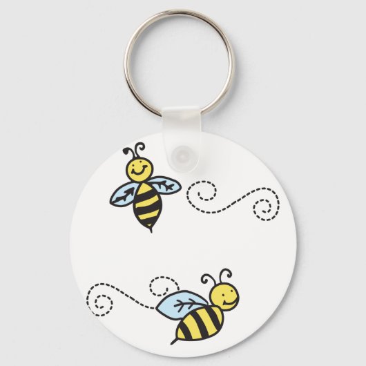 Bijen Sleutelhanger (Voorkant)