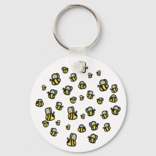 Bijen Sleutelhanger