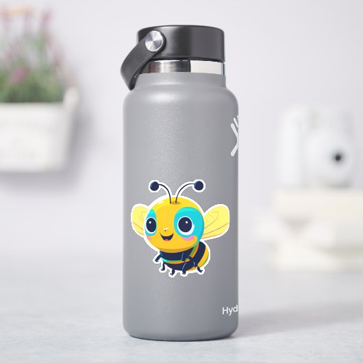 Bijen sticker voor waterfles (HydroFlask)