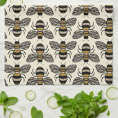 Bijen Theedoek (Gevouwen)