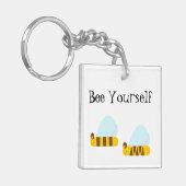 Bijen uw eigen Sleutelhanger (Voorkant Links)