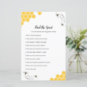 Bijen Waterverf Zoek het gastspel (Staand voorkant)