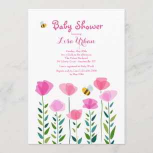 bijen worden uitgenodigd kaart