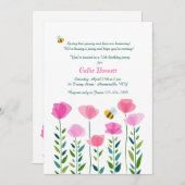 Bijen zijn uitnodigingen (Voorkant / Achterkant)