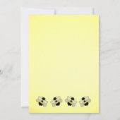 Bijen zijn voor Baby shower Kaart (Achterkant)