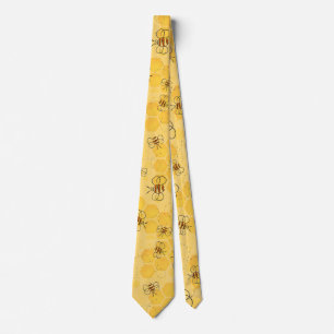 Bijen Zoemen Honingbijen Schattig  Stropdas