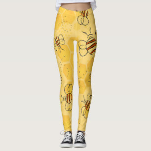 Bijen zoemen honingbijen Schattige Leggings