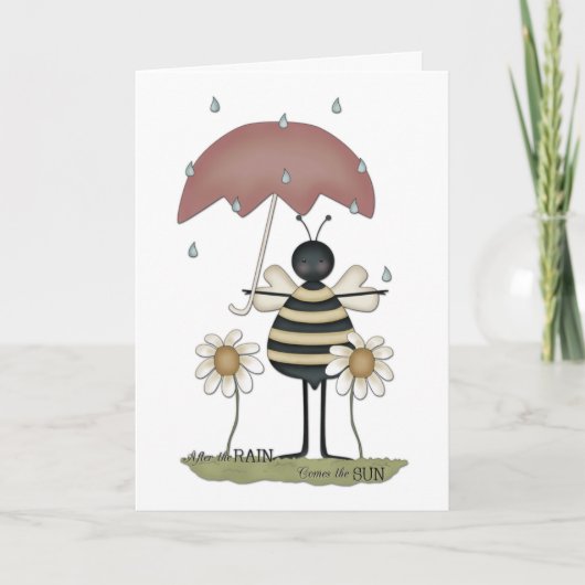 Bijenaanmoediging Kaart (Voorkant)