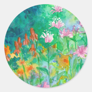 Bijenbalsem Mexicaans Pet Kruiden Tuin Wildflowers Ronde Sticker
