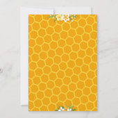 Bijenbridal Shower Invitation Kaart (Achterkant)