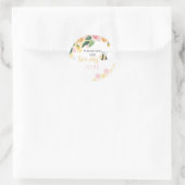 Bijendag Bumblebee Verjaardag Dank u Ronde Sticker (Tas)