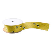 Bijendag Honeycomb Hive Bug Ribbon Lint (Spoel)