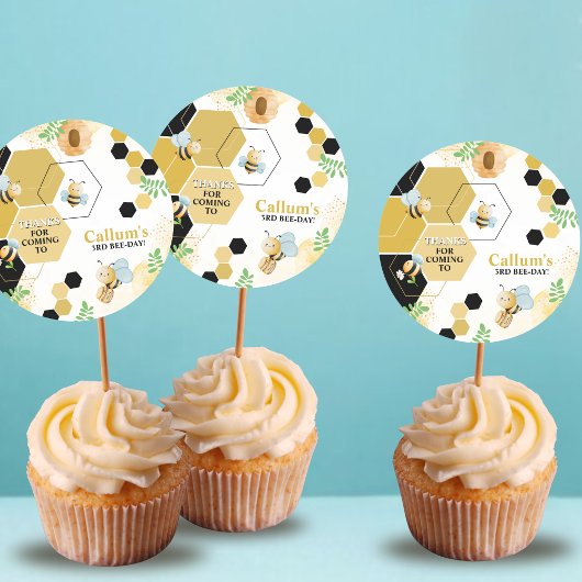 bijendag ronde sticker